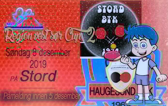 Invitasjon til Region vest sør Cup 2019 i Stord